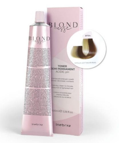 Inebrya Blondesse Toner árnyaló DT04 Metallic Light Mauve Pearl