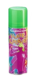 Hair Colour világító hajspray zöld, 125 ml