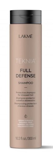 Lakmé Teknia Full Defense védő sampon igénybevett hajra, 300 ml