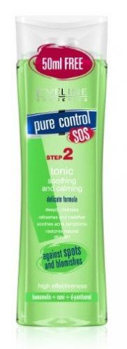 Eveline Pure Control nyugtató-csillapító tonik, 200 ml