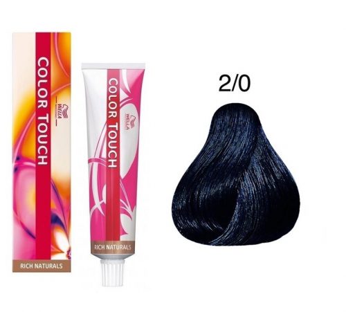 Wella Professionals Color Touch tartós hajszínező 2/0