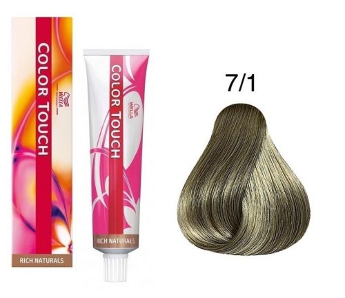 Wella Professionals Color Touch tartós hajszínező 7/1