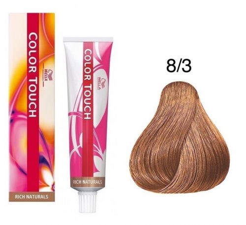 Wella Professionals Color Touch tartós hajszínező 8/3