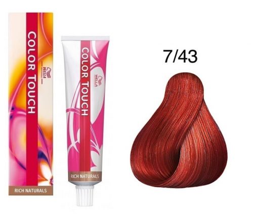 Wella Professionals Color Touch tartós hajszínező 7/43