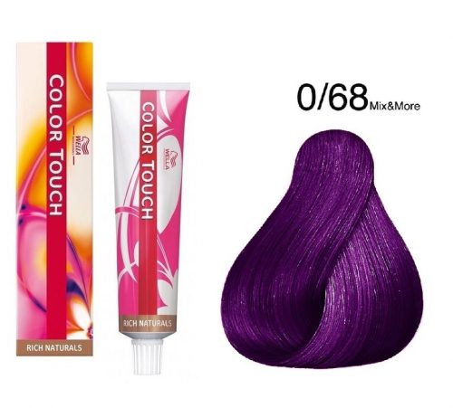 Wella Professionals Color Touch tartós hajszínező 0/68