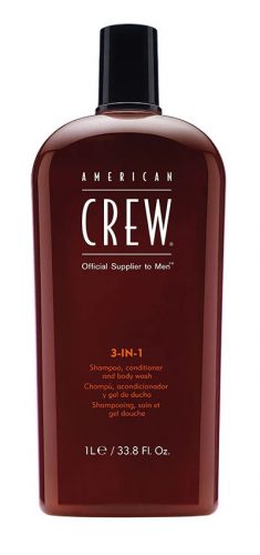 American Crew 3-In-1 sampon-balzsam-tusfürdő, 1 l