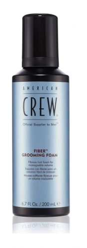 American Crew Fiber Grooming Foam rostos hajhab, közepes tartás, 200 ml