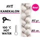 Afro szintetikus 100% kanekalon haj, 100 cm, 165 g, 60