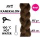 Afro szintetikus 100% kanekalon haj, 100 cm, 165 g, 8