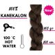 Afro szintetikus 100% kanekalon haj, 100 cm, 165 g, 6