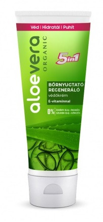 Aloe Vera Organic bőrnyugtató, regeneráló védőkrém, 100 ml