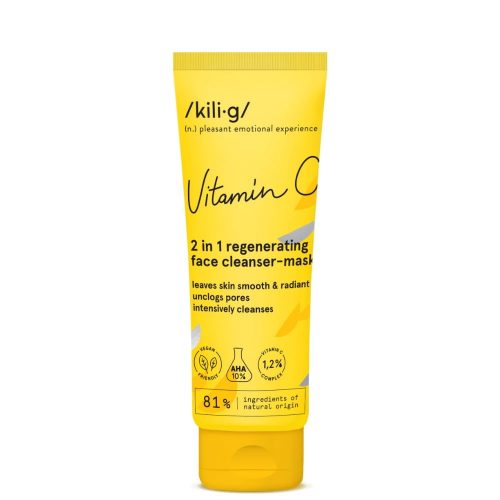 Kili.g regeneráló arctisztító és maszk C-vitaminnal, 75 ml