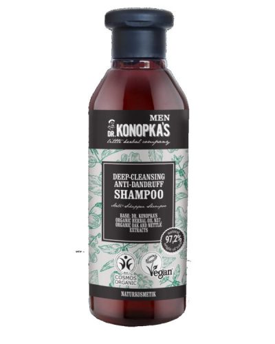 Dr Konopka's Men mélytisztító korpásodás elleni sampon, 280  ml