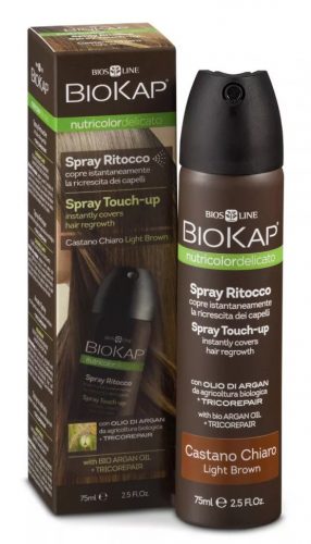 Biokap NutriColor hajtőszínező spray világosbarna, 75 ml