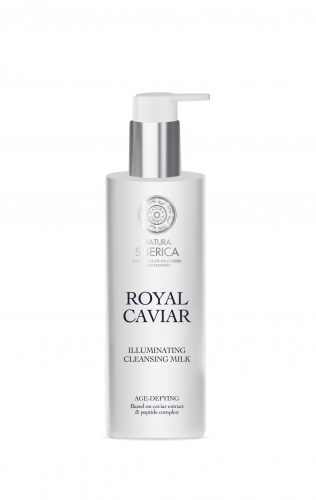 Natura Siberica Royal Caviar ragyogást adó arctisztító tej, 200 ml