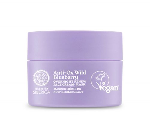 Blueberry Siberica Anti-Ox Vad áfonya megújító éjszakai arckrém-maszk, 50 ml