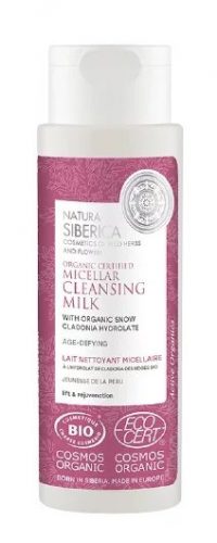 Natura Siberica micellás arclemosó tej (Age defying), 150 ml