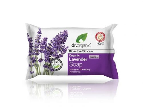 Dr Organic szappan bio levendulával, 100 g