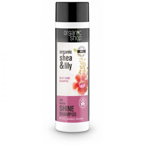 Organic Shop Shine sampon vízililiommal és amaránttal, 280 ml