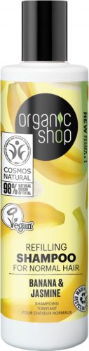 Organic Shop tápláló sampon banánnal és jázminnal, 280 ml