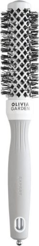 Olivia Garden Expert Blowout Shine White ezüst körkefe 25