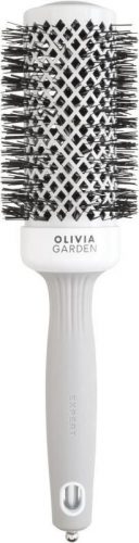 Olivia Garden Expert Blowout Shine White ezüst körkefe 45