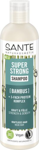 Sante Super Strong sampon bambusszal és fehérje komplexszel, 250 ml