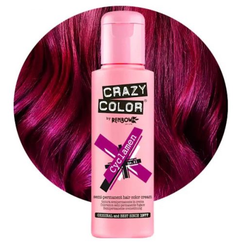 Crazy Color hajszínező krém Cyclamen 41, 100 ml