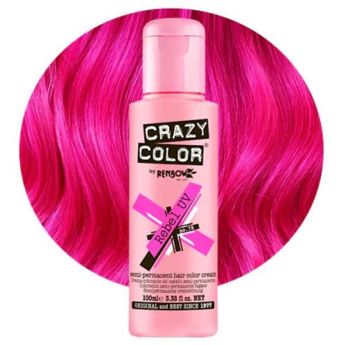 Crazy Color hajszínező krém Rebel UV 78, 100 ml