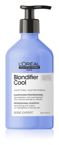 Loreal Serie Expert Blondifier Gloss élénkítő sampon szőke hajra, 500 ml