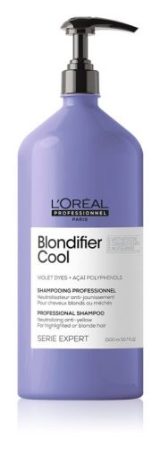 Loreal Serie Expert Blondifier Gloss élénkítő sampon szőke hajra, 1,5 l