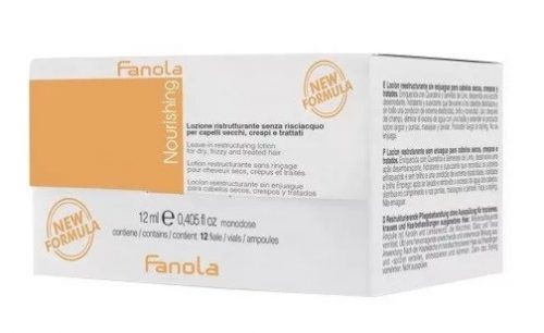 Fanola Nourishing tápláló szérum ampullákban, 12x12 ml