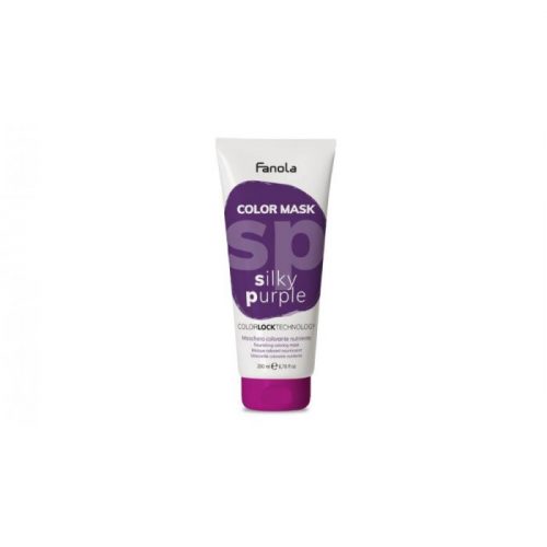 Fanola Color Mask színező hajpakolás, Silky Purple, lila, 200 ml