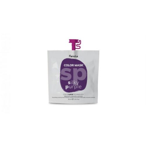 Fanola Color Mask színező hajpakolás, Silky Purple, lila, 30 ml