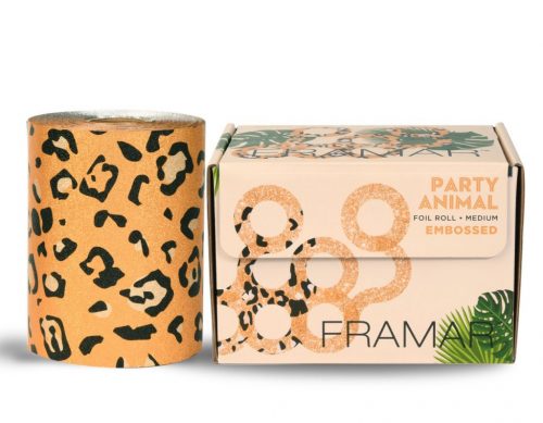 Framar Embossed Roll Party Animal dombornyomott színes melírfólia, 97,5 m