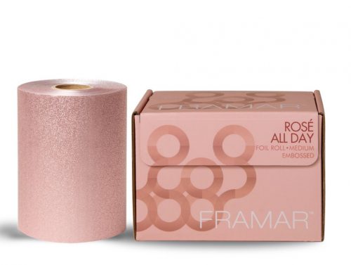 Framar Embossed Roll Rosé All Day dombornyomott színes melírfólia, 97,5 m