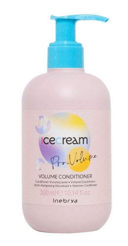 Inebrya Ice Cream Pro Volume volumennövelő kondicionáló, 300 ml