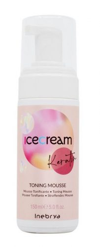 Inebrya Ice Cream Keratin Toning hajápoló hab, 150 ml