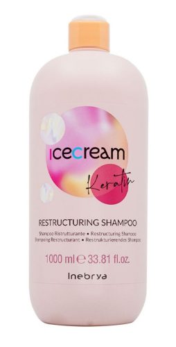 Inebrya Ice Cream Keratin Restructuring sampon, 1 l