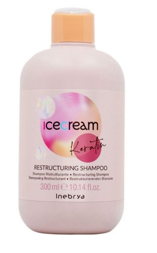 Inebrya Ice Cream Keratin Restructuring sampon, 300 ml