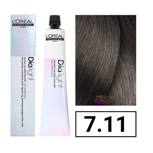 Loreal Dialight hajszínező 7.11