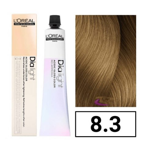 Loreal Dialight hajszínező 8.3