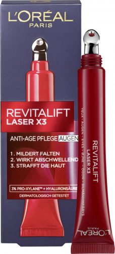 Loreal Paris Revitalift Laser Renew X3 fiatalító szemránckrém, 15 ml