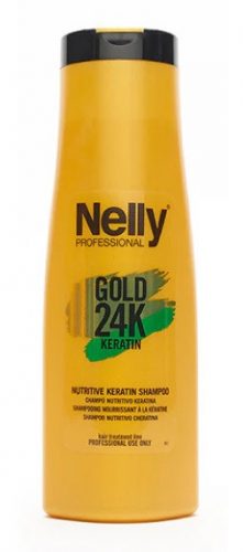 Nelly 24K tápláló sampon keratinnal, 400 ml