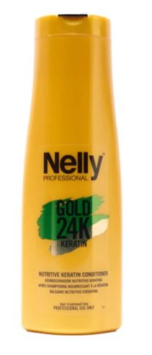 Nelly 24K tápláló kondicionáló balzsam keratinnal, 400 ml