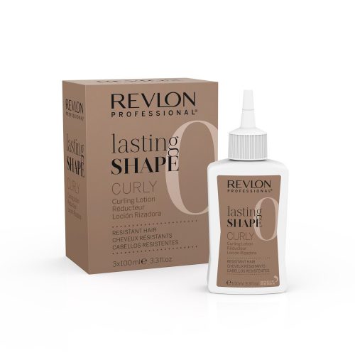 Revlon Lasting Shape Curly keratinos dauervíz (0) vastagszálú hajra, 3x100 ml