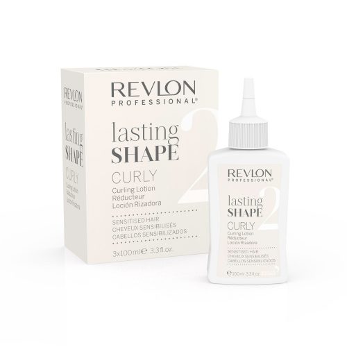 Revlon Lasting Shape Curly keratinos dauervíz (2) vékonyszálú hajra, 3x100 ml