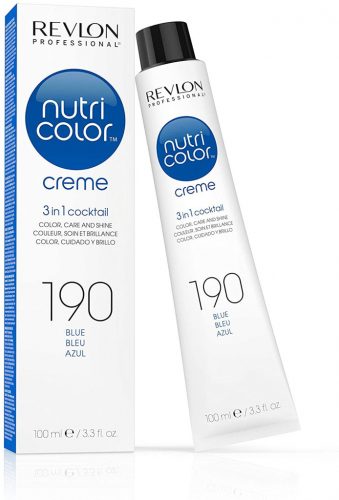 Revlon Nutri Color Creme színező hajpakolás 190 Kék, 100 ml