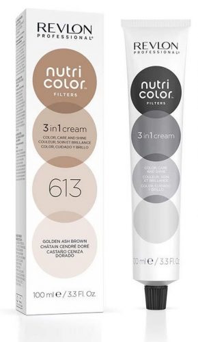 Revlon Nutri Color Creme színező hajpakolás 613 arany hamvas barna, 100 ml