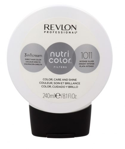 Revlon Nutri Color Creme színező hajpakolás 1011 Intenzív ezüstszürke, 240 ml